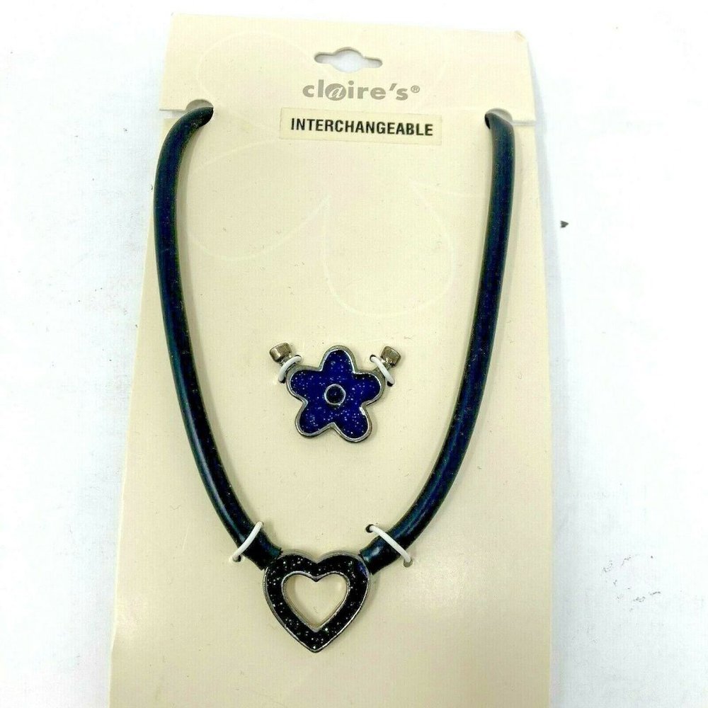 Claire Interchangeable Cord Blue Sparkle Neclace